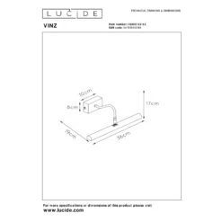 Lucide VINZ Wandleuchte Gold, Messing, 2-flammig -Lampe Verkäufe lucide vinz wandleuchte 45299 02 02 3