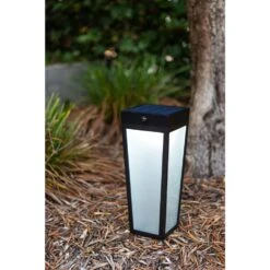 Lutec Dias Solar-Wegeleuchte LED Schwarz, 1-flammig, Bewegungsmelder, Farbwechsler -Lampe Verkäufe lutec dias solar wegeleuchte 6996601012 1