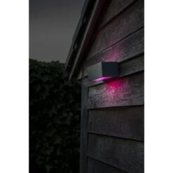 Lutec Gemini Außenwandleuchte LED Anthrazit, 2-flammig, Farbwechsler -Lampe Verkäufe lutec gemini aussenwandleuchte 5189120118 7