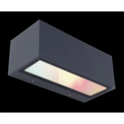 Lutec Gemini Außenwandleuchte LED Anthrazit, 2-flammig, Farbwechsler -Lampe Verkäufe lutec gemini aussenwandleuchte 5189120118 8