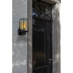 Lutec Lampen FLAIR Außenwandleuchte Schwarz, 1-flammig, Bewegungsmelder -Lampe Verkäufe lutec lampen flair aussenwandleuchte 5288811012 2