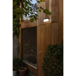 Lutec Lampen FRAN Außenwandleuchte LED Schwarz, 1-flammig, Bewegungsmelder -Lampe Verkäufe lutec lampen fran aussenwandleuchte 6941502330 1