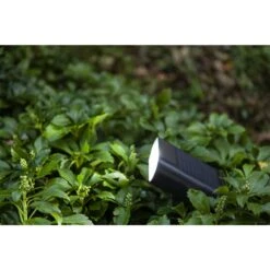 Lutec Lampen GINBO Gartenstrahler LED Schwarz, 1-flammig, Bewegungsmelder, Farbwechsler -Lampe Verkäufe lutec lampen ginbo gartenstrahler 6938405330 6