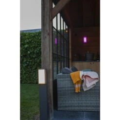 Lutec Qubo Wegeleuchte LED Anthrazit, 1-flammig, Farbwechsler -Lampe Verkäufe lutec qubo wegeleuchte 7193003118 6