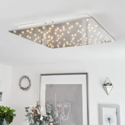 Madrier Deckenpanel LED Nickel-Matt, Weiß, 1-flammig, Fernbedienung -Lampe Verkäufe madrier deckenpanel h3655320 10