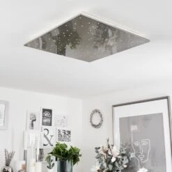 Madrier Deckenpanel LED Nickel-Matt, Weiß, 1-flammig, Fernbedienung -Lampe Verkäufe madrier deckenpanel h3655320 11