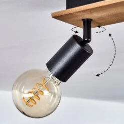 Maidford Deckenleuchte Naturfarben, Schwarz, 2-flammig -Lampe Verkäufe maidford deckenleuchte h3388082 2