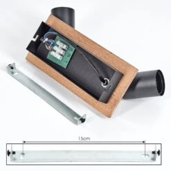 Maidford Deckenleuchte Naturfarben, Schwarz, 2-flammig -Lampe Verkäufe maidford deckenleuchte h3388082 4