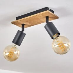 Maidford Deckenleuchte Naturfarben, Schwarz, 2-flammig -Lampe Verkäufe maidford deckenleuchte h3388082 7