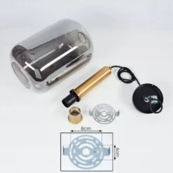 Maliali Hängeleuchte Grau, Messing, 1-flammig -Lampe Verkäufe maliali haengeleuchte h3406182 4