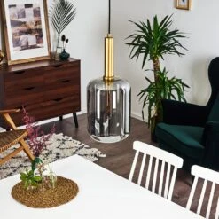 Maliali Hängeleuchte Grau, Messing, 1-flammig -Lampe Verkäufe maliali haengeleuchte h3406182 9