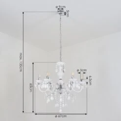 Malmback Kronleuchter Chrom, Weiß, 6-flammig -Lampe Verkäufe malmback kronleuchter h3637814 3