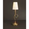 Mantra Paola Tischleuchte Gold, 1-flammig -Lampe Verkäufe mantra paola tischleuchte mantra3545 0