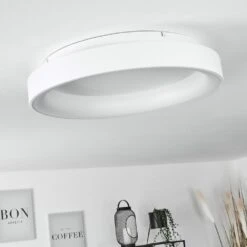 Maraya Deckenleuchte LED Weiß, 1-flammig, Fernbedienung -Lampe Verkäufe maraya deckenleuchte h3570517 11