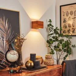 Marmorera Wandleuchte LED Naturfarben, Schwarz, 1-flammig -Lampe Verkäufe marmorera wandleuchte h3650998 12