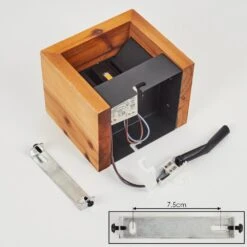 Marmorera Wandleuchte LED Naturfarben, Schwarz, 1-flammig -Lampe Verkäufe marmorera wandleuchte h3650998 4