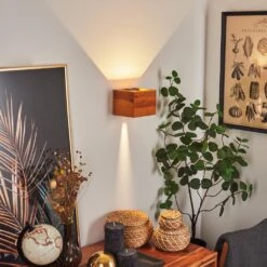 Marmorera Wandleuchte LED Naturfarben, Schwarz, 1-flammig -Lampe Verkäufe marmorera wandleuchte h3650998 6