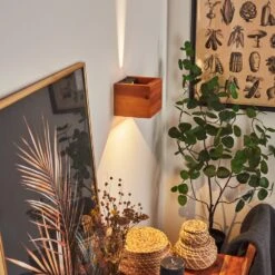 Marmorera Wandleuchte LED Naturfarben, Schwarz, 1-flammig -Lampe Verkäufe marmorera wandleuchte h3650998 9