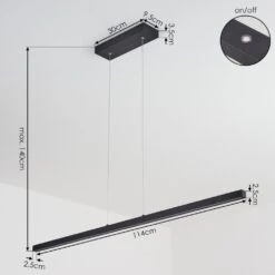Mattawan Pendelleuchte LED Schwarz, 1-flammig -Lampe Verkäufe mattawan pendelleuchte h3417997 3