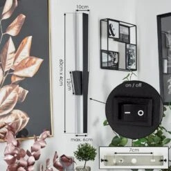 Meels Wandleuchte LED Schwarz, 1-flammig 15 Meels Wandleuchte LED Schwarz, 1-flammig -Lampe Verkäufe meels wandleuchte h3659656 3