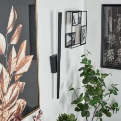 Meels Wandleuchte LED Schwarz, 1-flammig 16 Meels Wandleuchte LED Schwarz, 1-flammig -Lampe Verkäufe meels wandleuchte h3659656 4