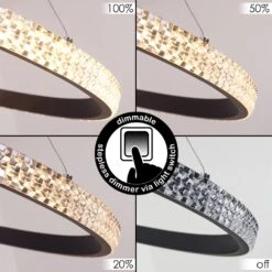 Melosa Pendelleuchte LED Schwarz, 1-flammig -Lampe Verkäufe melosa pendelleuchte h3375488 1