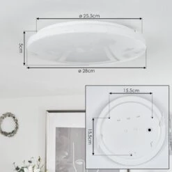 Melres Deckenpanel LED Weiß, 1-flammig -Lampe Verkäufe melres deckenpanel h3656990 3