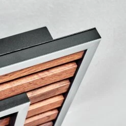 Meron Deckenleuchte LED Holzoptik, Schwarz, 1-flammig -Lampe Verkäufe meron deckenleuchte h3972649 2