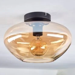 Mertola Deckenleuchte Glas 30 Cm Bernsteinfarben, 1-flammig 19 Mertola Deckenleuchte Glas 30 Cm Bernsteinfarben, 1-flammig -Lampe Verkäufe mertola deckenleuchte glas 30 cm h3822760 7