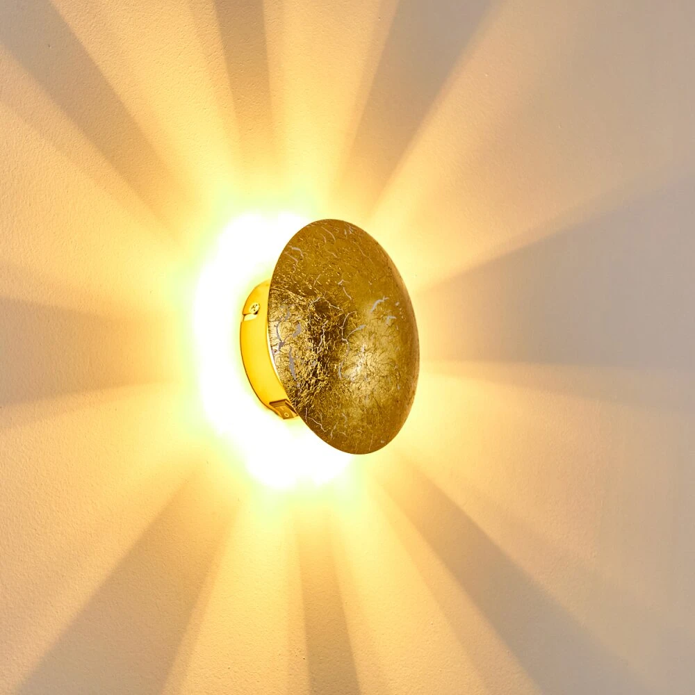 Mezia Wandleuchte Gold, 1-flammig 12 Mezia Wandleuchte Gold, 1-flammig – Bild 10