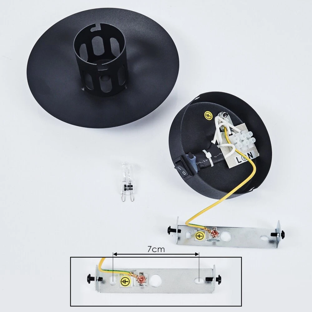 Mezia Wandleuchte LED Schwarz, 1-flammig 7 Mezia Wandleuchte LED Schwarz, 1-flammig – Bild 5