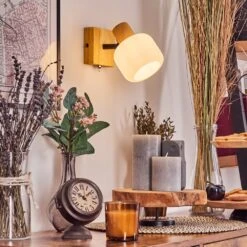 Miguas Wandleuchte Chrom, Naturfarben, Schwarz, 1-flammig -Lampe Verkäufe miguas wandleuchte h3723432 12