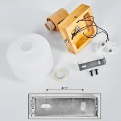 Miguas Wandleuchte Chrom, Naturfarben, Schwarz, 1-flammig -Lampe Verkäufe miguas wandleuchte h3723432 4