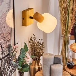 Miguas Wandleuchte Chrom, Naturfarben, Schwarz, 1-flammig -Lampe Verkäufe miguas wandleuchte h3723432 8