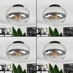 Molloy Deckenleuchte Klar, Rauchfarben, 1-flammig 16 Molloy Deckenleuchte Klar, Rauchfarben, 1-flammig -Lampe Verkäufe molloy deckenleuchte h3626702 1