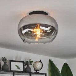 Molloy Deckenleuchte Klar, Rauchfarben, 1-flammig 25 Molloy Deckenleuchte Klar, Rauchfarben, 1-flammig -Lampe Verkäufe molloy deckenleuchte h3626702 10