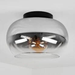 Molloy Deckenleuchte Klar, Rauchfarben, 1-flammig 22 Molloy Deckenleuchte Klar, Rauchfarben, 1-flammig -Lampe Verkäufe molloy deckenleuchte h3626702 7