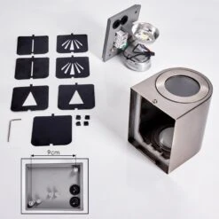 Mora Außenwandleuchte LED Edelstahl, 2-flammig -Lampe Verkäufe mora aussenwandleuchte h3384992 4