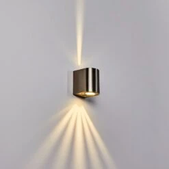 Mora Außenwandleuchte LED Edelstahl, 2-flammig -Lampe Verkäufe mora aussenwandleuchte h3384992 9