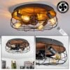 Moscavide Deckenventilator Braun, Holzoptik, Schwarz, 4-flammig, Fernbedienung -Lampe Verkäufe moscavide deckenventilator h3599631 0