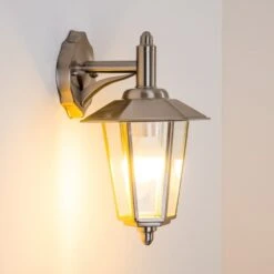 Moskau Außenwandleuchte Edelstahl, Transparent, Klar, 1-flammig 21 Moskau Außenwandleuchte Edelstahl, Transparent, Klar, 1-flammig -Lampe Verkäufe moskau aussenwandleuchte h406 6
