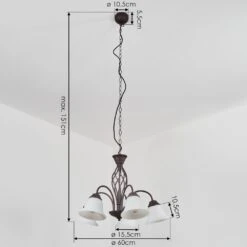 Mosquerito Hängeleuchte Rostfarben, 5-flammig -Lampe Verkäufe mosquerito haengeleuchte h3698440 3