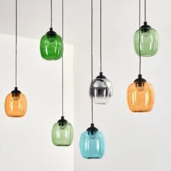 Moyrourkan Hängeleuchte LED Blau, Grün, Klar, Orange, Rauchfarben, 1-flammig -Lampe Verkäufe moyrourkan haengeleuchte h3942840 7