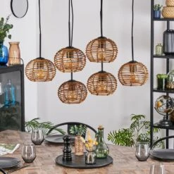 Mulstrand Hängeleuchte Naturfarben, 6-flammig -Lampe Verkäufe mulstrand haengeleuchte h9031390 9