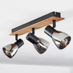 Murianette Deckenleuchte Naturfarben, Schwarz, 3-flammig -Lampe Verkäufe murianette deckenleuchte h3584958 7