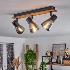 Murianette Deckenleuchte Naturfarben, Schwarz, 3-flammig -Lampe Verkäufe murianette deckenleuchte h3584958 8