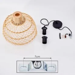 Muritinga Hängeleuchte Schwarz, 1-flammig -Lampe Verkäufe muritinga haengeleuchte h3389461 4