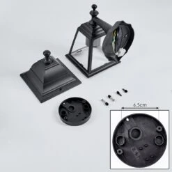 Murto Außenwandleuchte Schwarz, 1-flammig -Lampe Verkäufe murto aussenwandleuchte h3589823 7