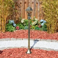 Naofe Wegeleuchte Braun, Gold, 1-flammig, Bewegungsmelder -Lampe Verkäufe naofe wegeleuchte h3969243 11