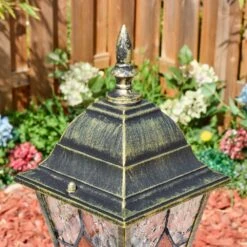 Naofe Wegeleuchte Braun, Gold, 1-flammig, Bewegungsmelder -Lampe Verkäufe naofe wegeleuchte h3969243 5